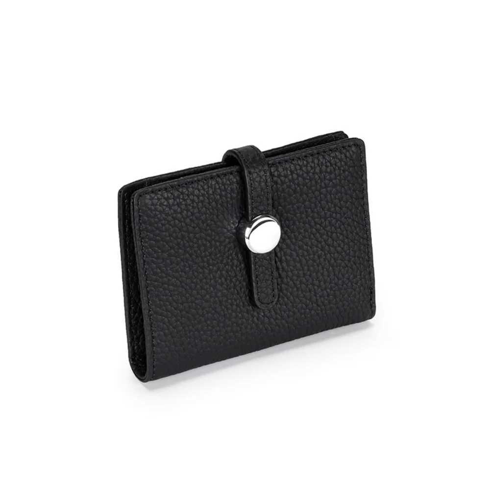 URBAN MASTER Cowhide Womens Short Wallet Genuine Cow Leather Fashion Drawstring Wallets Female Coin Purse Card Holder Z250621