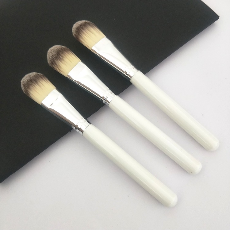 Women Foundation Makeup Brush Wooden Handle Multi-Function Mask Brushes Foundation Brush Facial Makeup Tools