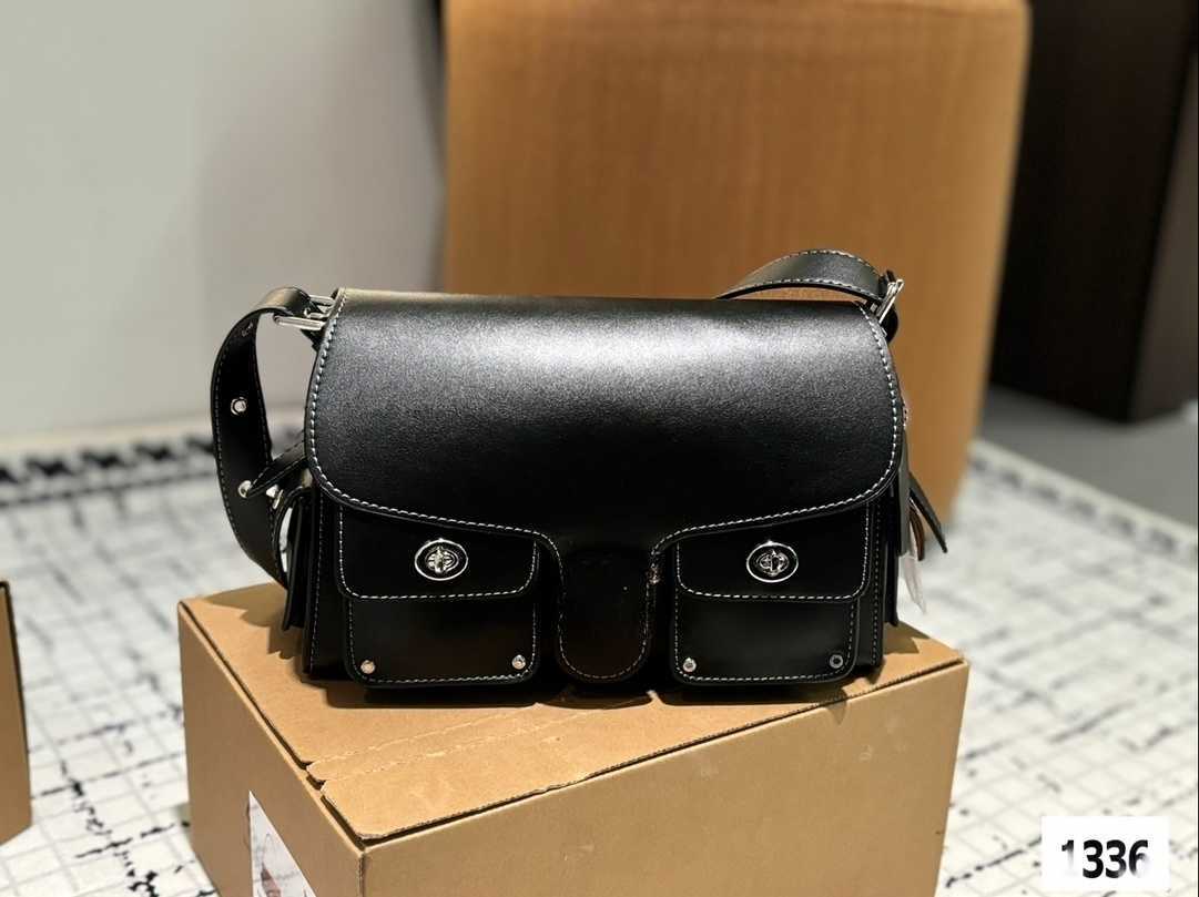 Shoulder Bags Cargo Soft Tabby in Black Satchel Crossbody Handbags western tabby bag Motorcycle Bag single shoulder handbag tabby 26 Buckle