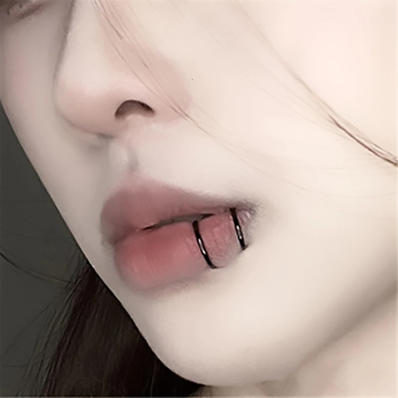 Personalized student no hole lip stud no punch lip clip lip ring buckle puncture steel stainless steel jewelry 250617