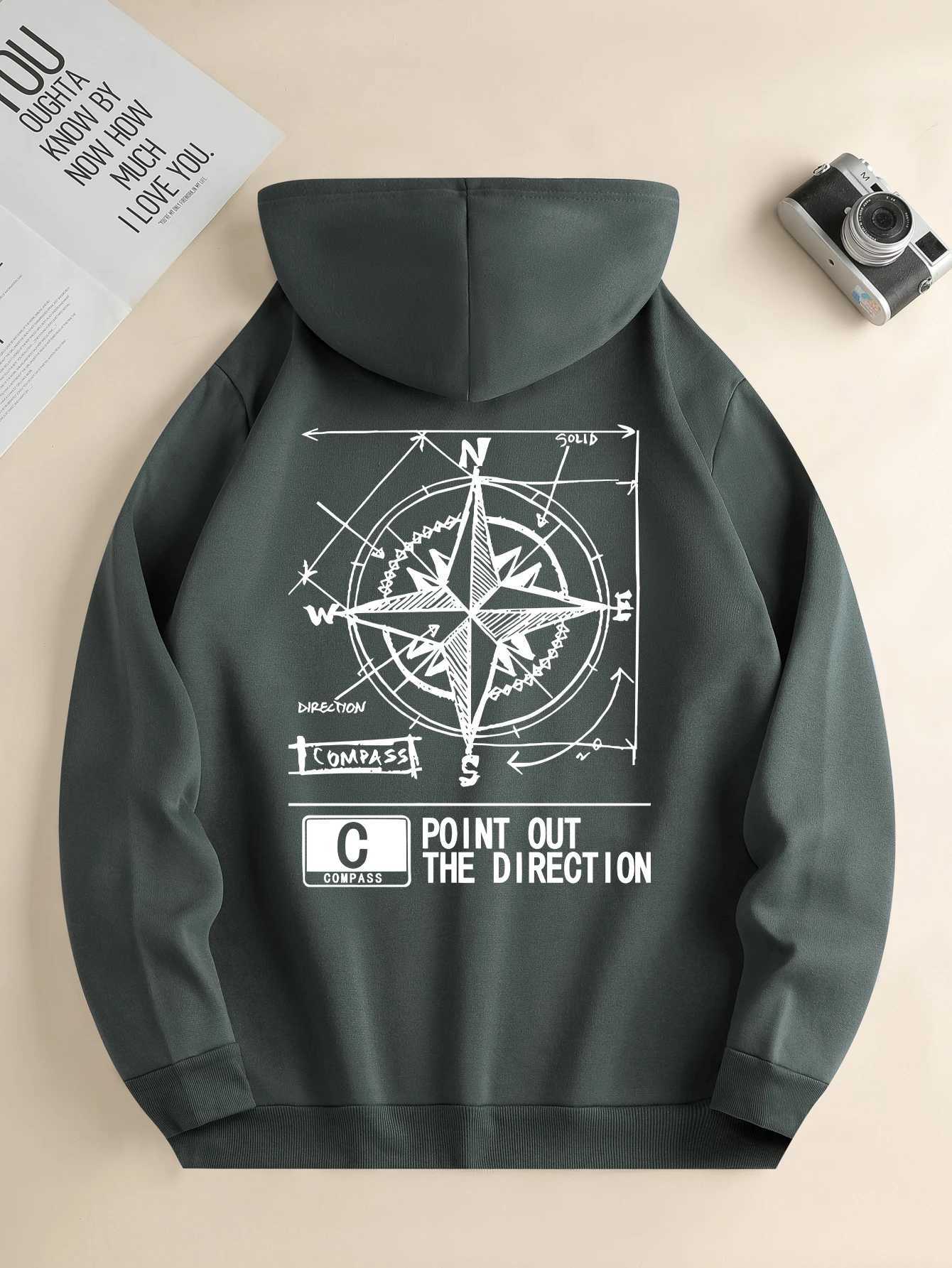 Mens New Fashion Hoodie Casual Daily Drawstring Hooded Sweatshirt Geometric Print Front Kangaroo Pocket Mens Jacket XJ250621