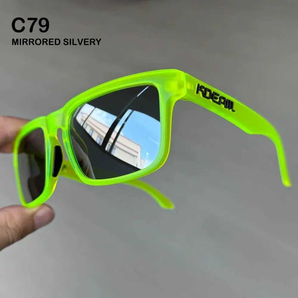 2025 KDEAM Brand Men Square Sunglasses Sports Polarized Sun Glasses Fashion Women Shades Reflective Coating Colorful Lens UV400 W250621