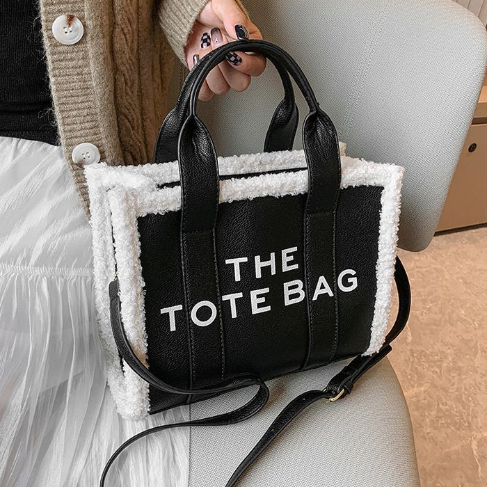 Designer Bag Tote Bag Luxury Bag Women Handbags Letter Shoulder Bags Winter PU Shopper Purses Crossbody Bags for Women 02