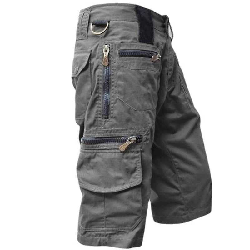 Military Cargo Shorts Men Summer Tactical Joggers Shorts Multi Pockets Streetwear Relaxed Fit Straight Shorts Plus Size 5XL W250621