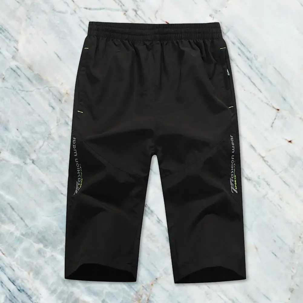 Men Shorts Summer Pants Bottoms Drawstring Popular Slim Quick Dry Pants Breathable Multi Pockets Cargo Pants W250621
