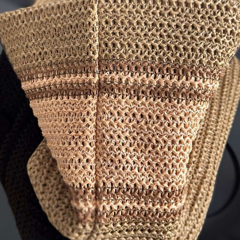 Beach Bag Luxury Straw Bag Straw Tote C Brand New Beach Summer Raffia Woven Shopping Tote Shoulder Vacation Travel Bag