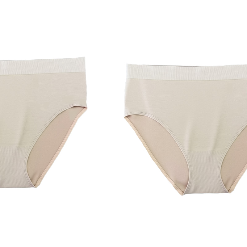 you can wear anything from 80 to 150 pounds high elasticity seamless triangle pants also suitable for pregnancy and menstruation