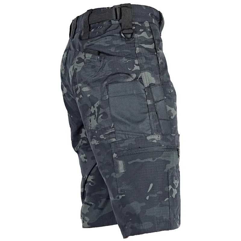 GL Waterproof Tactical Shorts Men Intruder Outdoors Multi-pocket Breathable Cargo Short Pants Army Wear-resistant Combat Shorts W250621