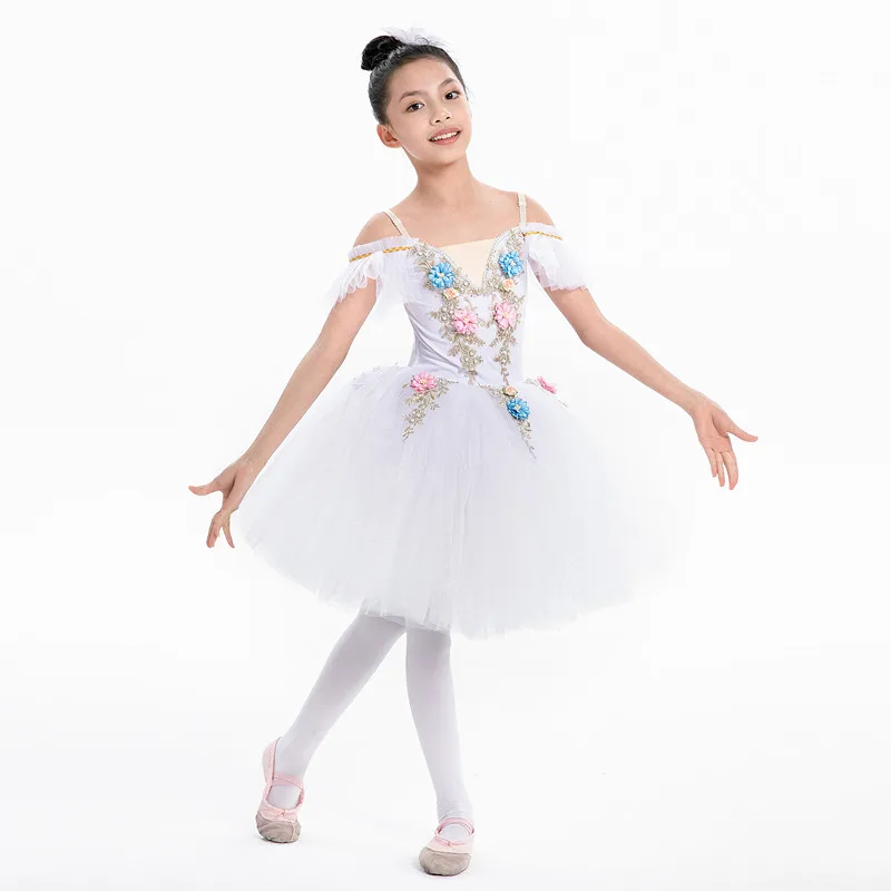 Children's ballet dresses, ballet dancer costumes, little girl dance dresses, campus dance programs, stage collective performance costumes