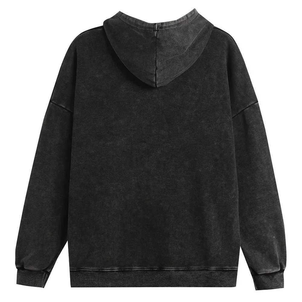 Vintage Washed Hoodies Men Women Cotton Retro Long Sleeve Harajuku Sweatshirts Fashion Loose Pullover Y2k Hip Hop Streetwear XJ250621