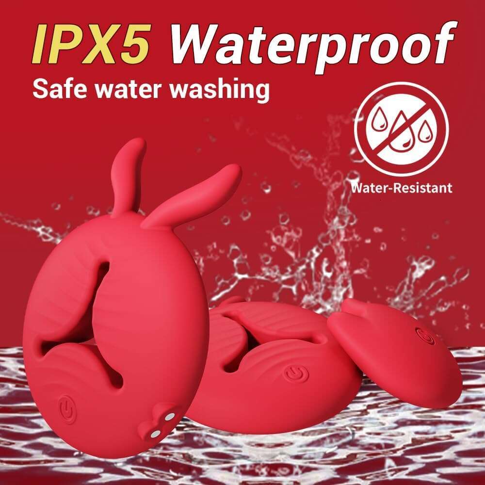 Sex Toys, 4 in APP Remote Control Adult BDSM Toys 1 Pair Vibrator Dildos with 10 Tongue Licking Vibrating Nipple Clamps Stimulator Sexual Pleasure Too