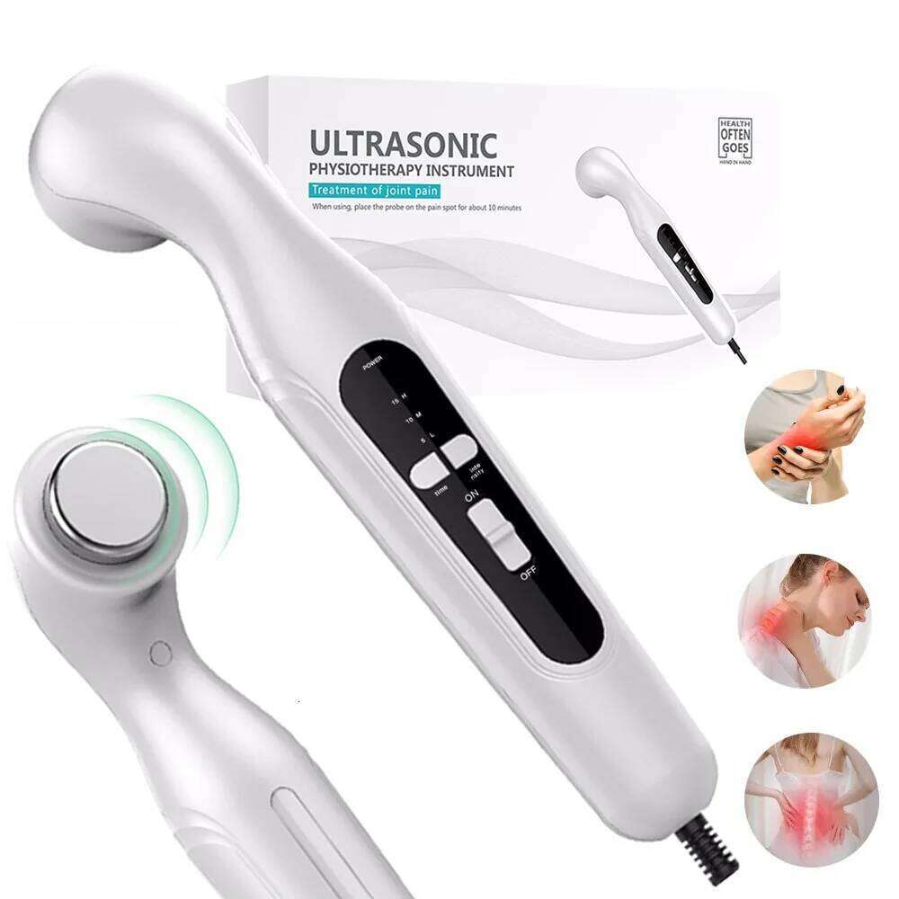 Ultrasound Physiotherapy Device Arthritis Physical Therapy Waist Arm Body Pain Relief Muscle Stimulator Massager Hine
