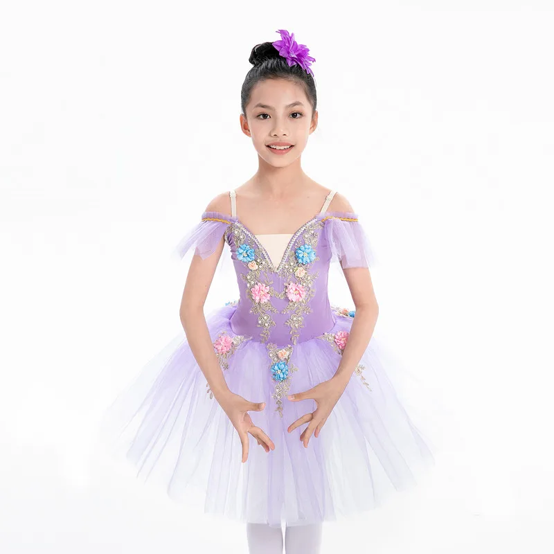 Children's ballet dresses, ballet dancer costumes, little girl dance dresses, campus dance programs, stage collective performance costumes