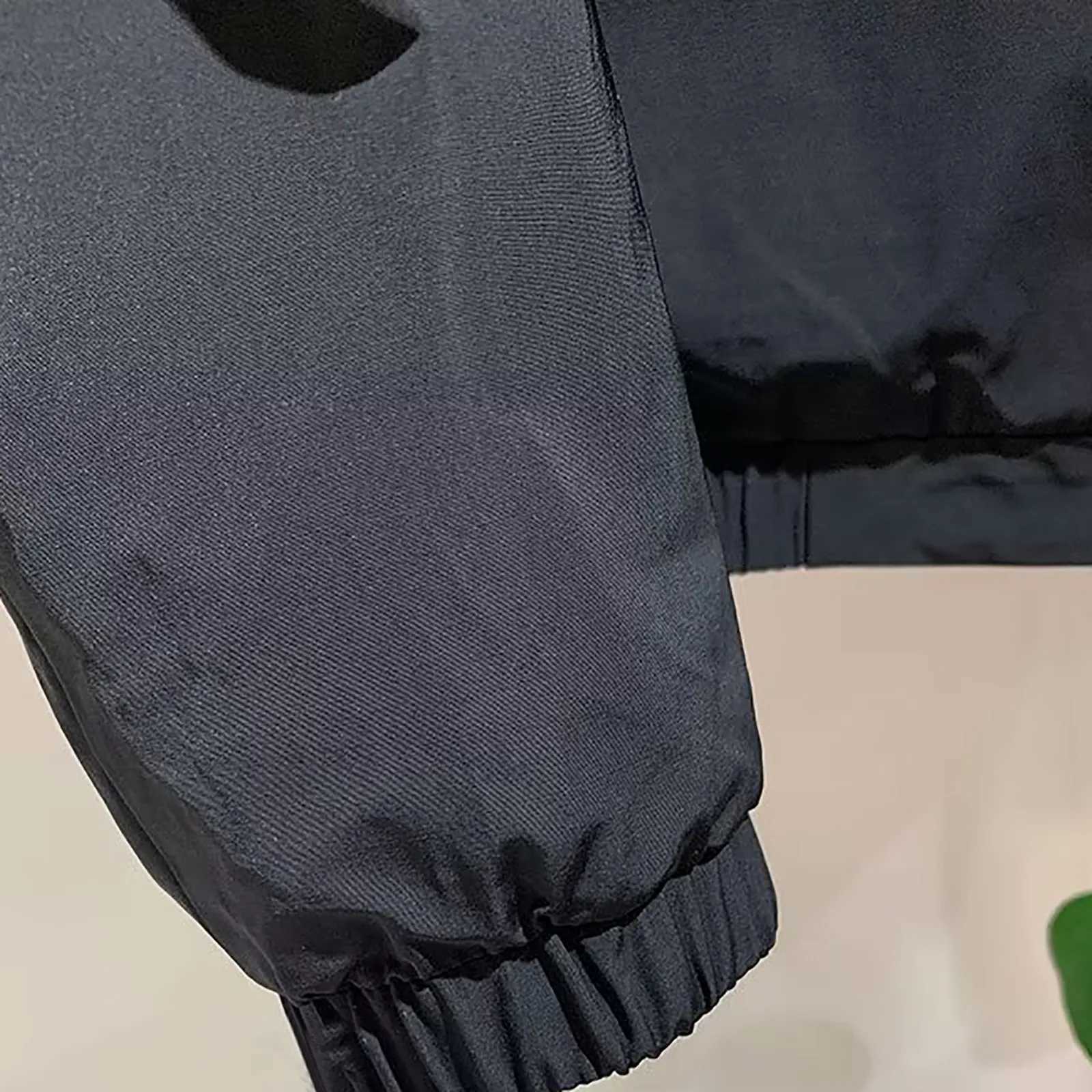 Mens Jacket Loose Casual Loose Cropped Design Coat With Pocket Outdoor Fashion Sports Wear Windbreaker Men Raincoat XJ250621