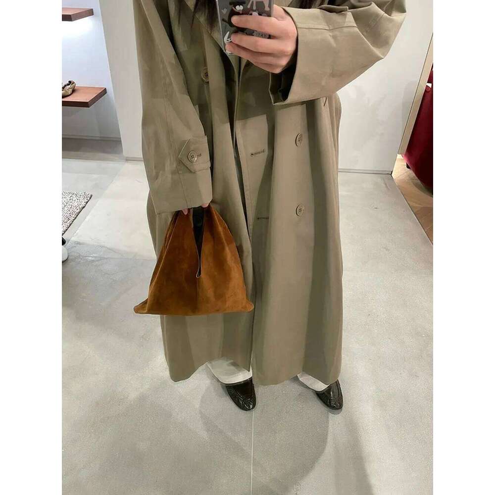 Customize Suede Bag Mini Tote Vintage Genuine Leather Luxury Bag from Italy Blue Wine Red Coffe Brown Nubuck Women Wallet Purse-Few Stock