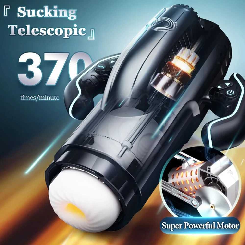 Automatic Masturbator Powerful Vacuum Sucking Blowjob High-Speed Piston Telescopic Heating Male Masturbation Cup Sex Toy for Men W250621