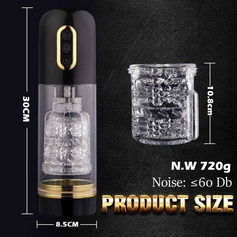HESEKS Automatic Telescopic Rotation Suction Male Masturbation Real Vaginal Masturbator for Men Blowjob For Men 8 W250621