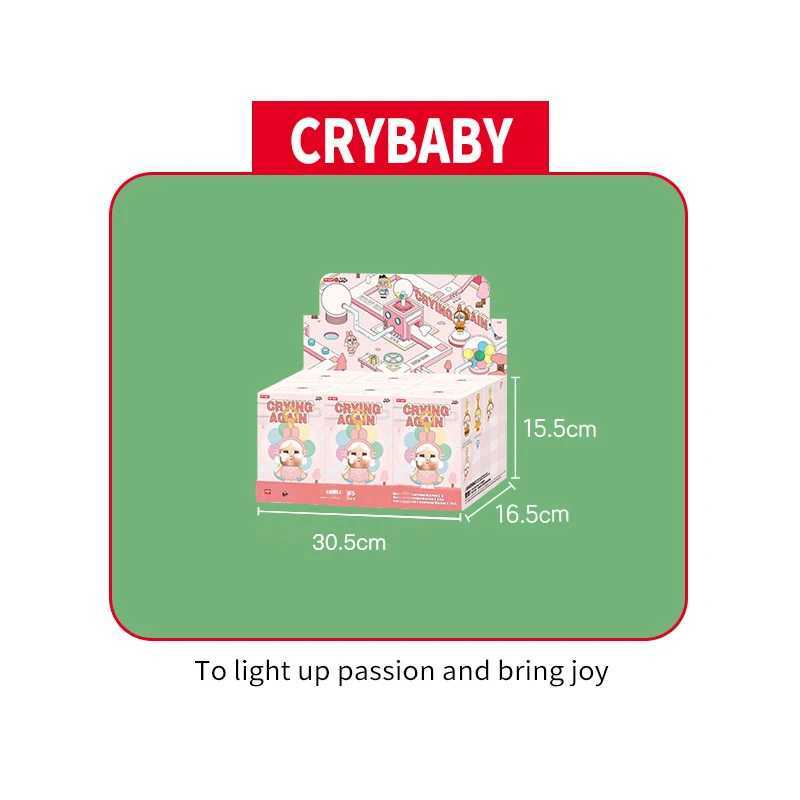 New Genuine CRYBABY Wild but Cutie Mystery Blind Box Collectible Vinyl Plush Keychain Cute Design Mystery Box Toys Gift X250621