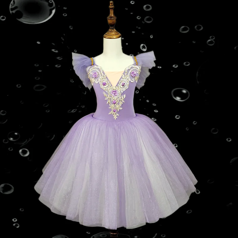 Girls' ballet dresses, dance dresses, campus dance programs, ballet dancer costumes, stage collective performance costumes