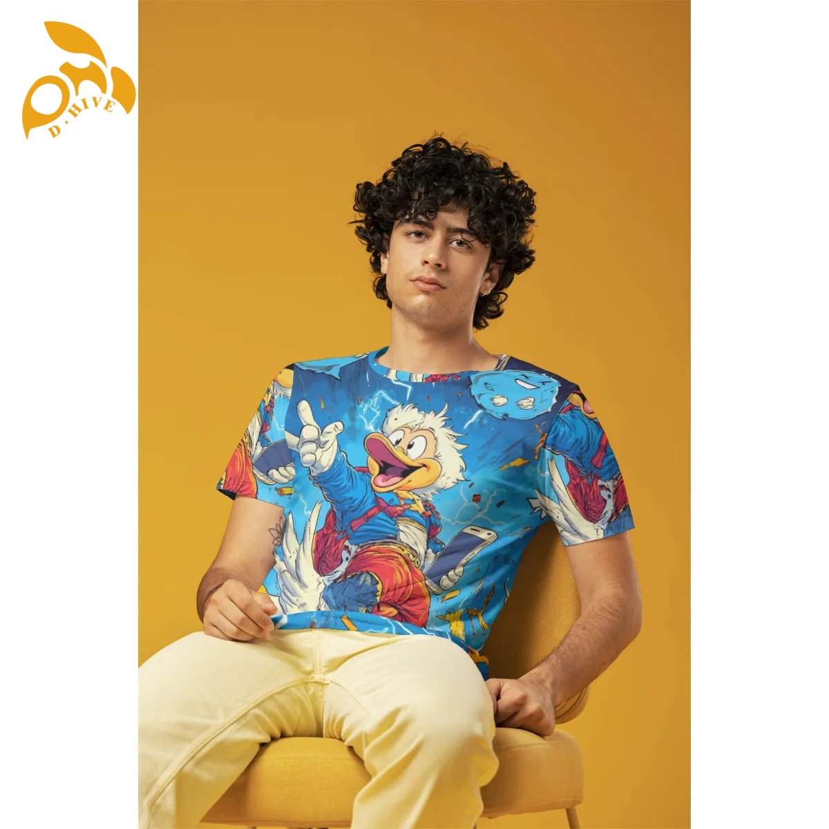 free shipping of customized fashionable American men's T-shirt with exquisite Round neck design High-quality fabric Refreshing