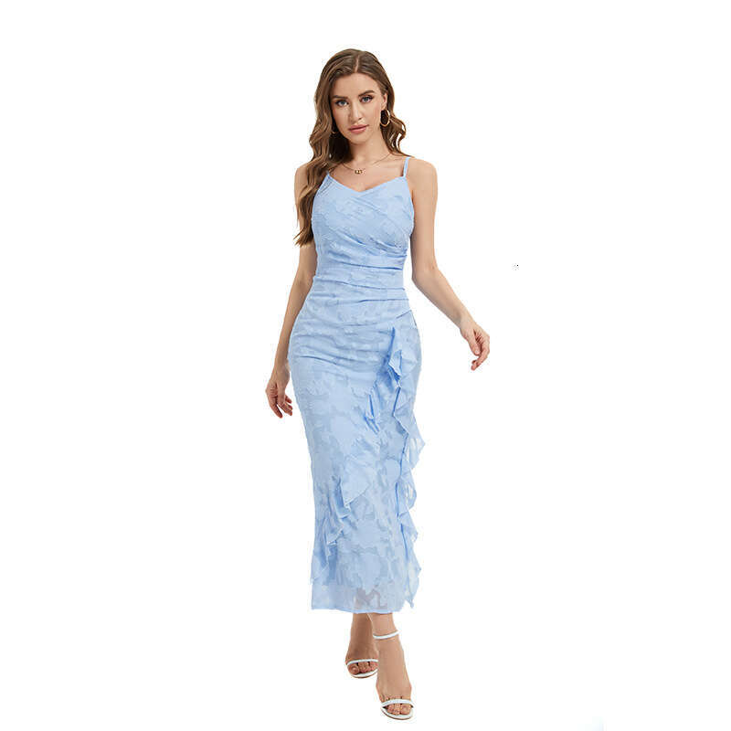 Long Dress Super Popular Stunning Sexy Long Strap Slim Fit Dress For Women Sexy Long Skirt