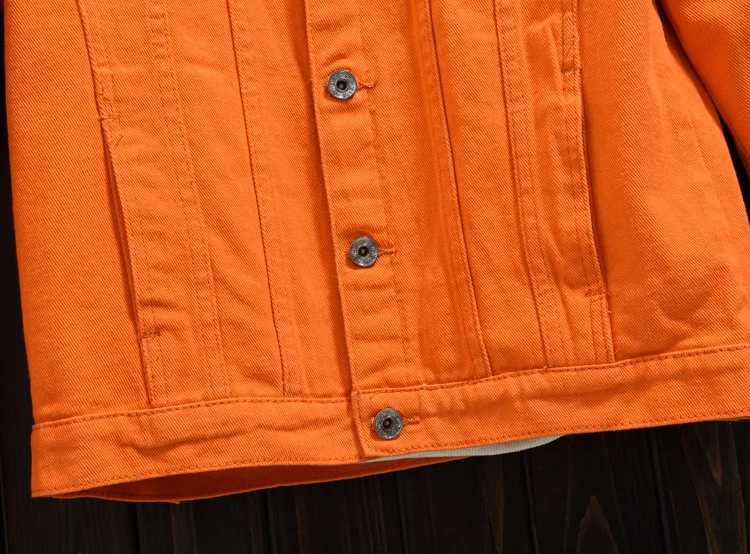 Jackets Denim Coats Men Coat Turn Down Collar Full Sleeve Casual Single Breasted Jacket Splice Button Pocket Spring 2025 XJ250621