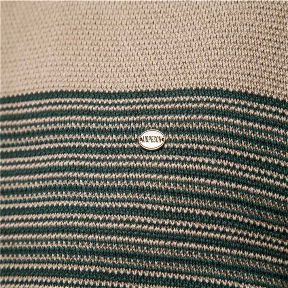AIOPESON Brand Cotton Sweater Men Fashion Casual O-Neck Spliced Pullovers Knitted Sweater Male New Winter Warm Mens Sweaters Z250621