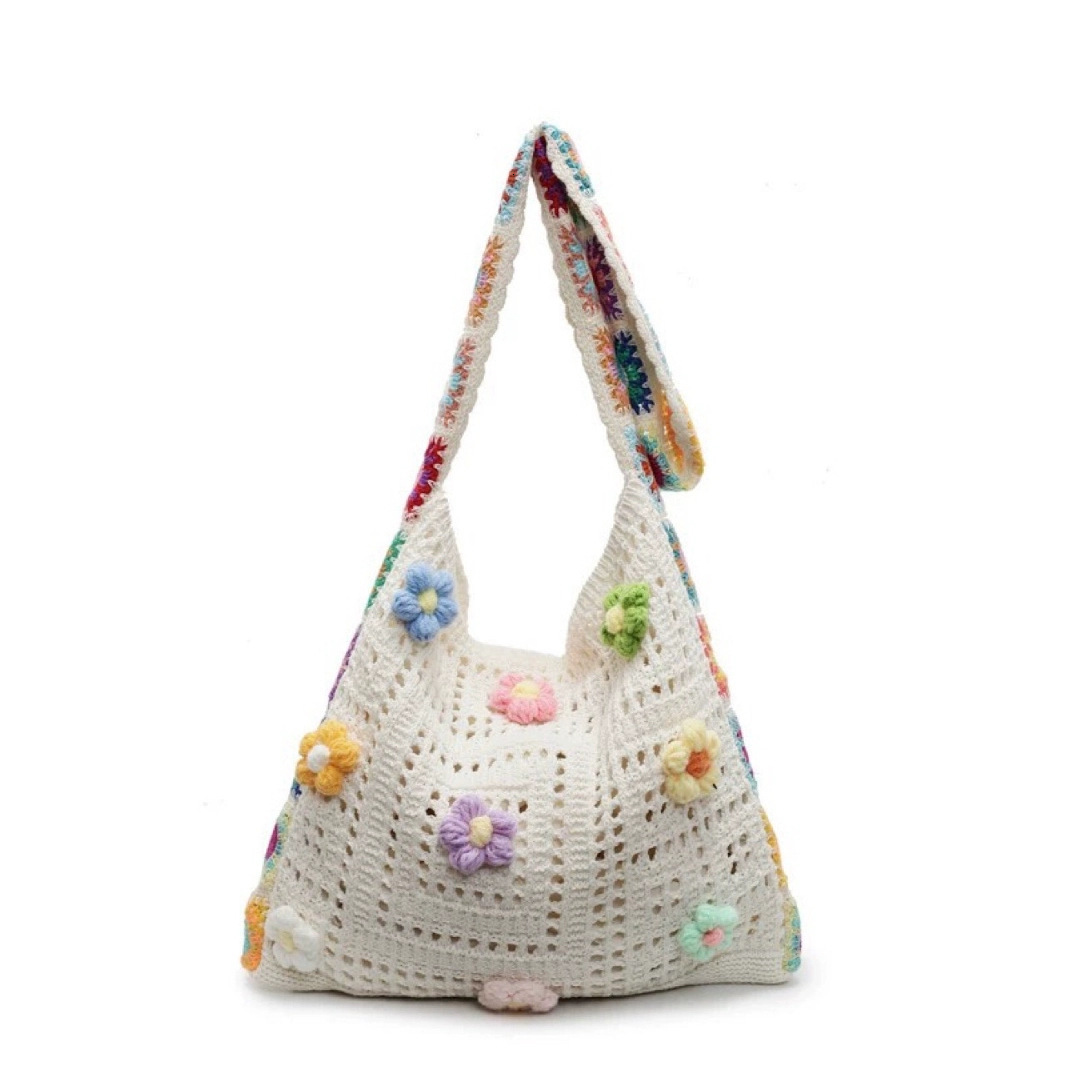 Free shipping designer Casual Hollow Out Woven Beach Bag for Women 202 New Large Capacity Knitted Tote Shoulder Bag for Spring and Summer