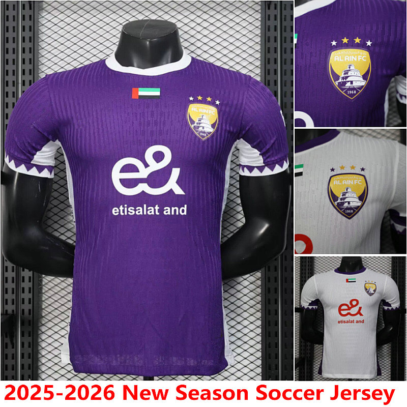 Player Version 25 26 Al Ain FC Soccer Jerseys Home Away Special Styles Jersey adult Football Shirt 2025 2026 maillots de futol men kids uniform