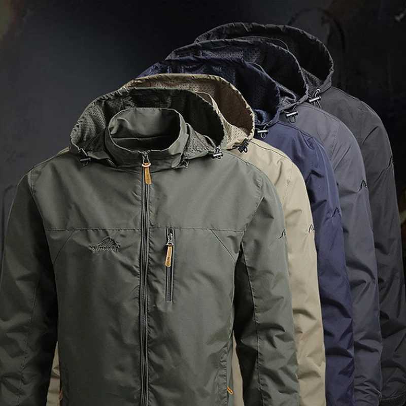 Winter Jackets For Men Windbreakers Casual Coats Army Tactical Military Jackets Male Parkas Raincoats Men Clothes Streetwear 5XL XJ250621