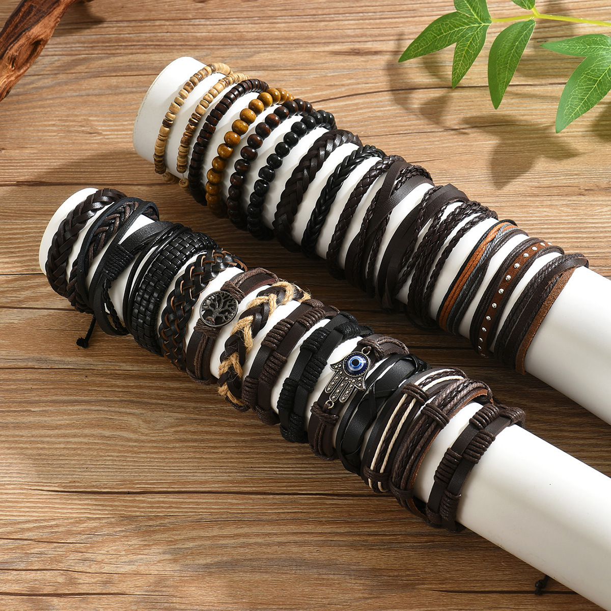 Literary Style Woven Set High-End Design Versatile Bracelet Jewelry