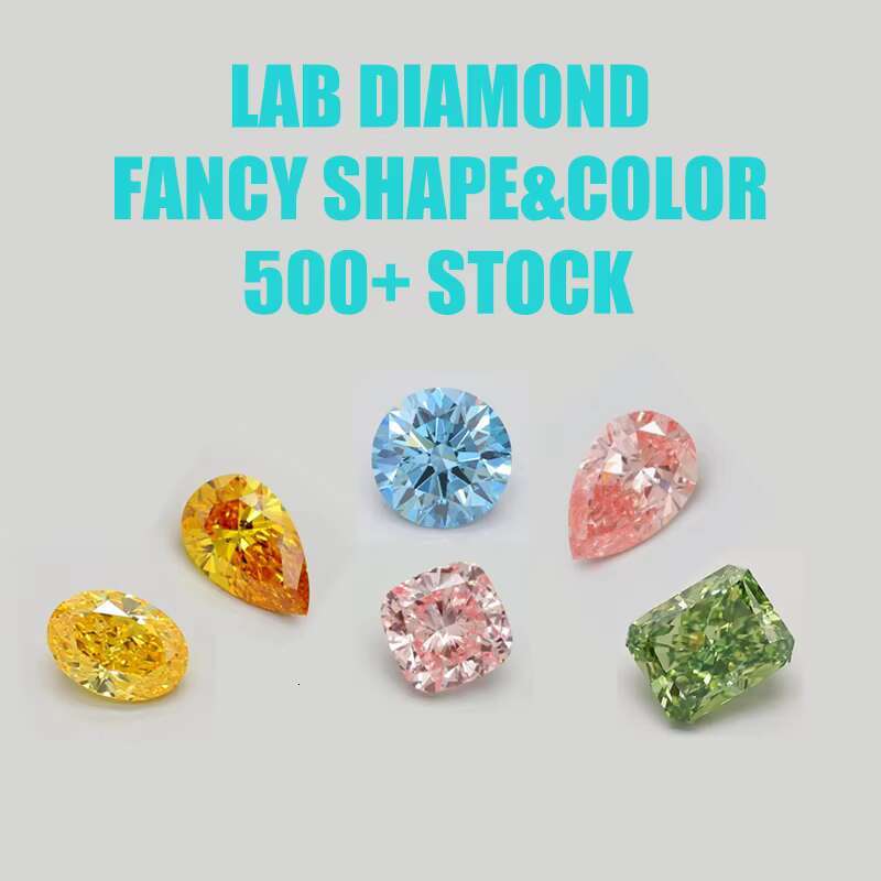 Lab Created Diamond Loose Diamond CVD HPHT IGI Certified 1-5 Carat DEF Color VVS VS Round Cut Lab-Grown Diamond