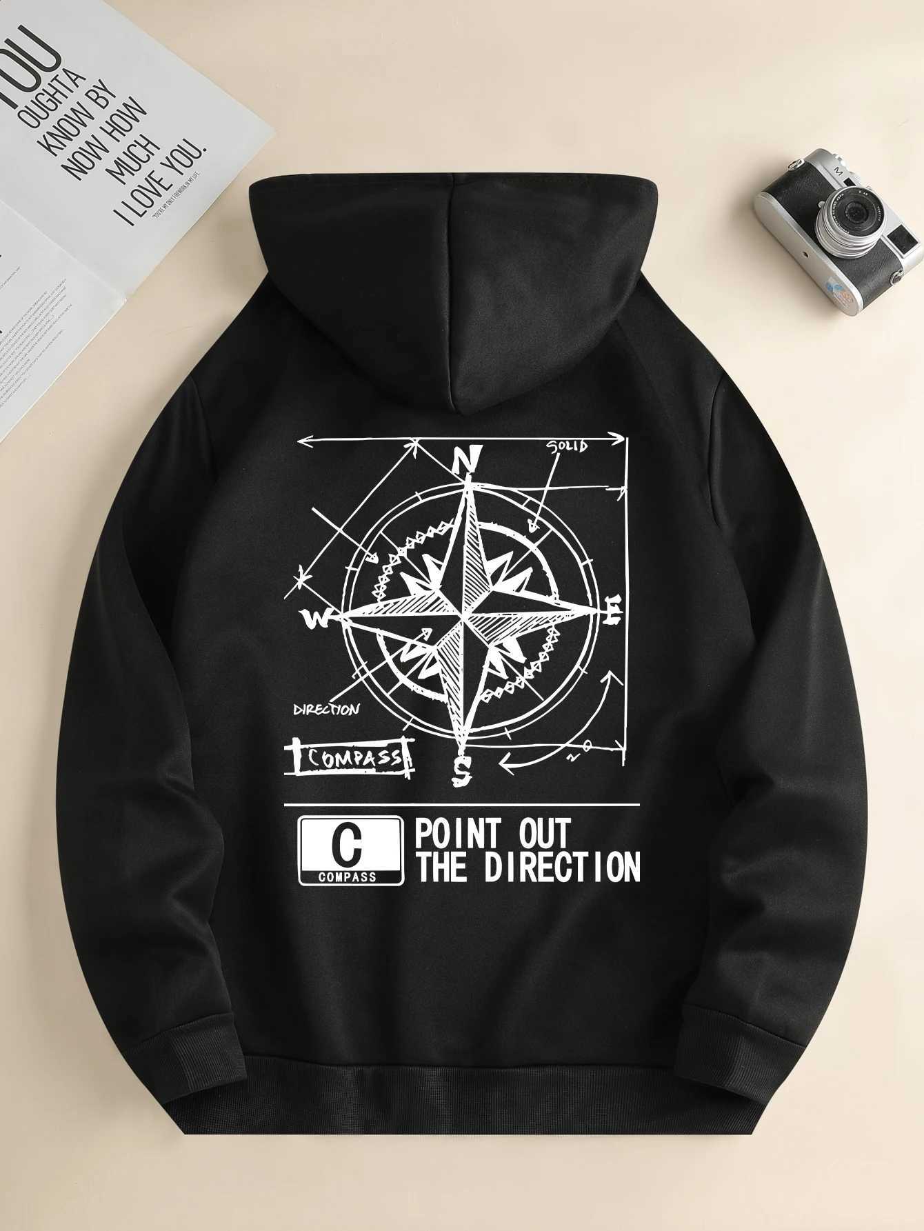 Mens New Fashion Hoodie Casual Daily Drawstring Hooded Sweatshirt Geometric Print Front Kangaroo Pocket Mens Jacket XJ250621