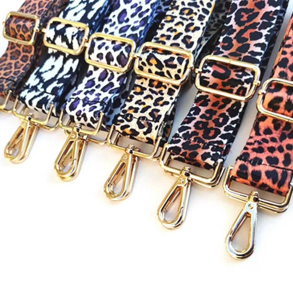 High Quality Replacement Leopard Print Bag Strap Adjustable Handbag Belt Wide Shoulder Bag Strap Bag Strap Bag Accessories 250617