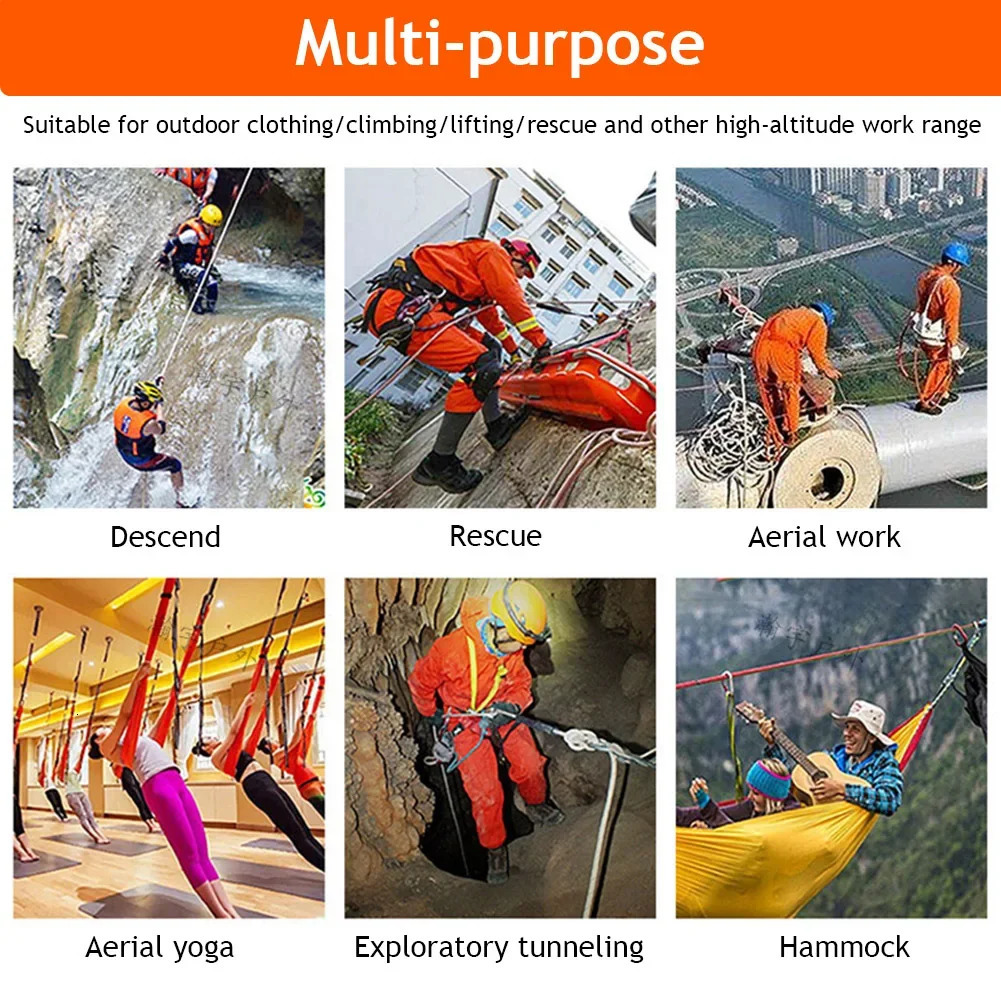 304 Stainless Steel Oval Quick Links Safety Snap Hook Climbing Carabiner Lock Buckle M35M4M5M6M7M8 y250611