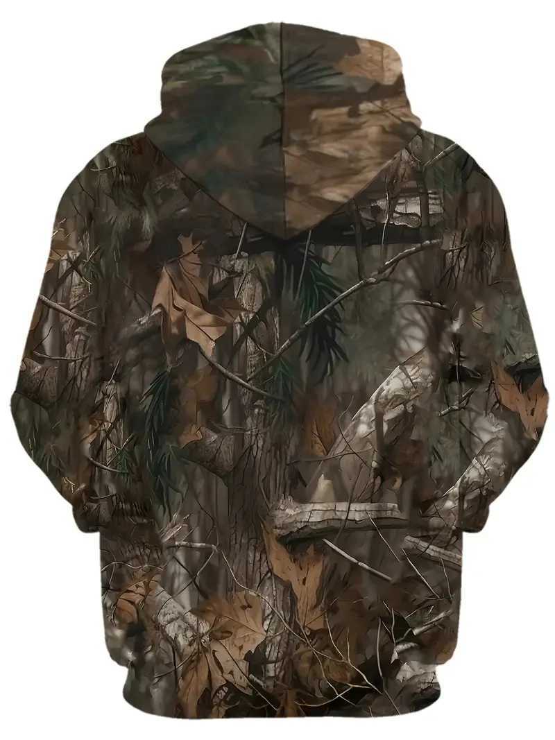 Spring Autumn Leaves Camouflage 3D Hoodies Men/Women Loose tops Designer Sweatshirt Oversized Harajuku y2k Clothes Pullover XJ250621