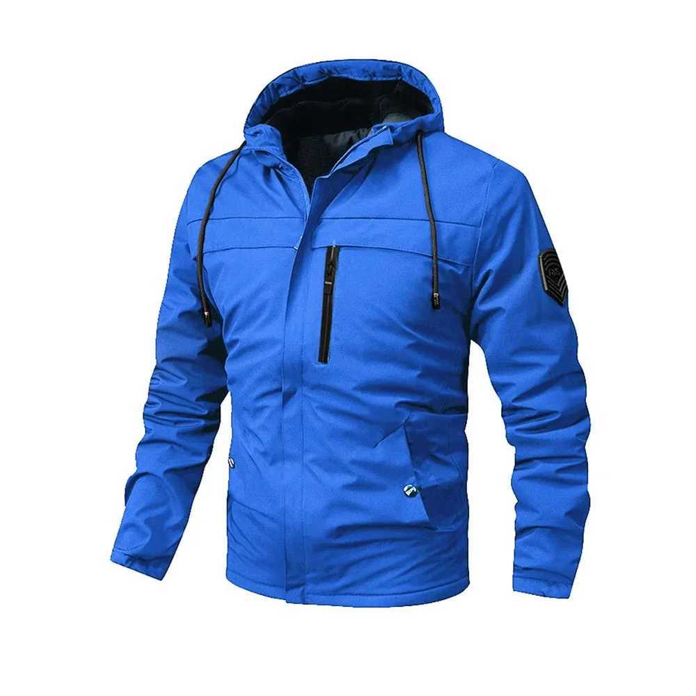 Spring Fall New Arrival Mens Jacket Windproof Zipper Casual High Quality Hooded Baseball Jacket Outdoor Sports Jacket XJ250621