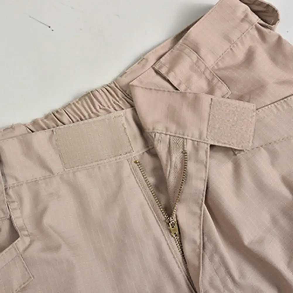 Men Classic Shorts Upgraded Waterproof Quick Dry Multi-pocket Short Pants Outdoor Hunting Fishing Military Cargo Shorts W250621