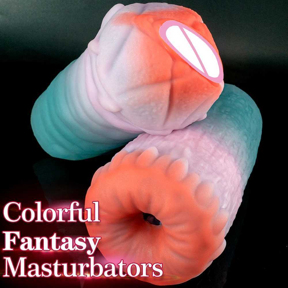 Male Masturbation Cup Silicone Animal Fantasy Stroker Soft Realistic Vagina Pocket Pussy Sex Toys for Adults 8 Toys For Men Fake W250621