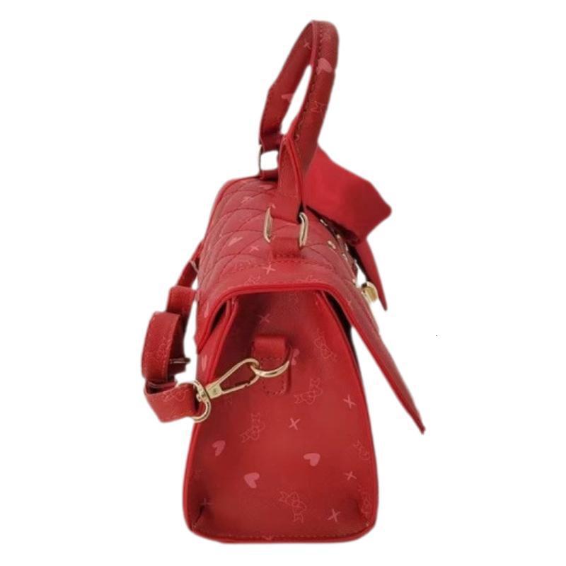 Free Shipping 2025 New Designer Bag Fashionable And High-quality Shopping Bag High-end Multifunctional Solid Color Bow Buckle Women's Handbag