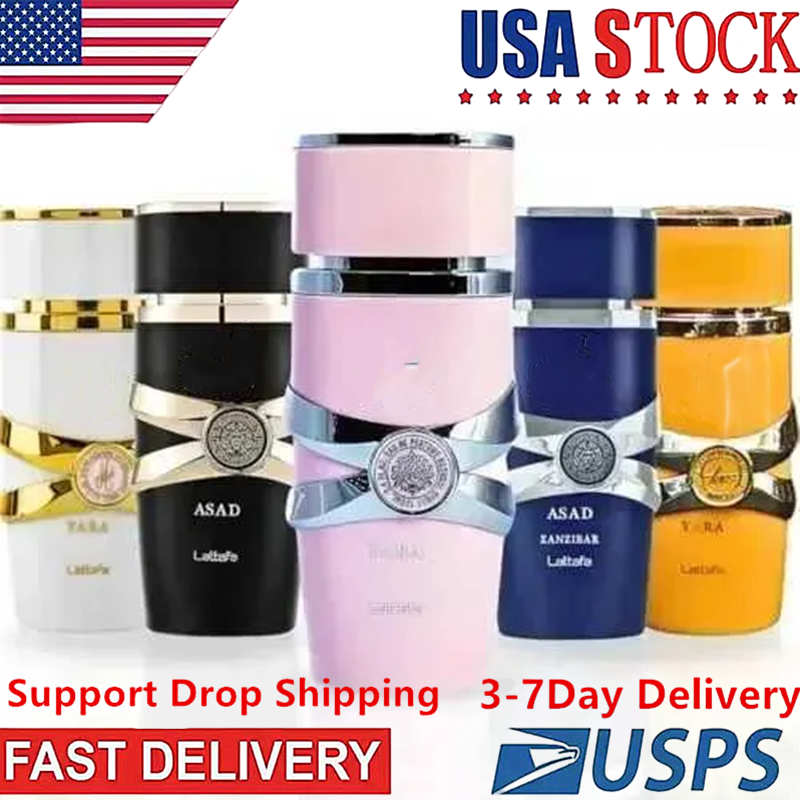 100ml Womens men Perfume Lasting Fragrance Originals Gift Set Yara Moi Asad Candy Pheromone Sweet Inviting Bloom