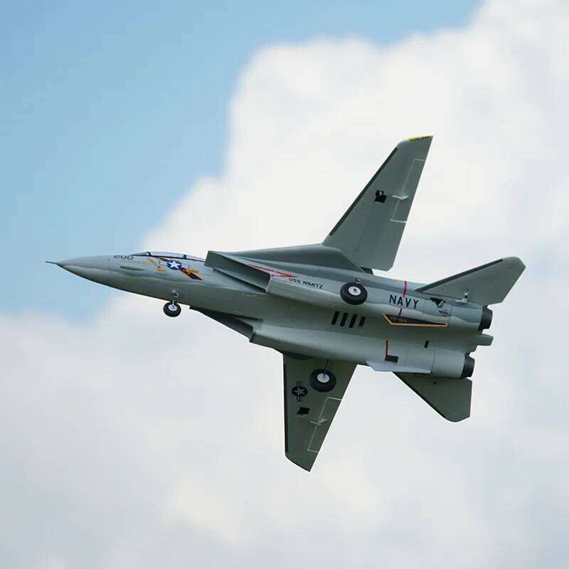 F14 Tomcat 40mm RC Plane Twin Motor Variable Wing High Agility Military Aircraft Model PNP