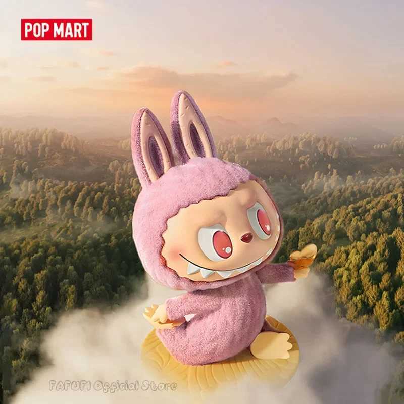 LABUBU THE MONSTERS Lazy Yoga Series Blind Box Toys Kawaii Anime Action Figure Caixa Caja Mystery Box Dolls Girls Gift X250621