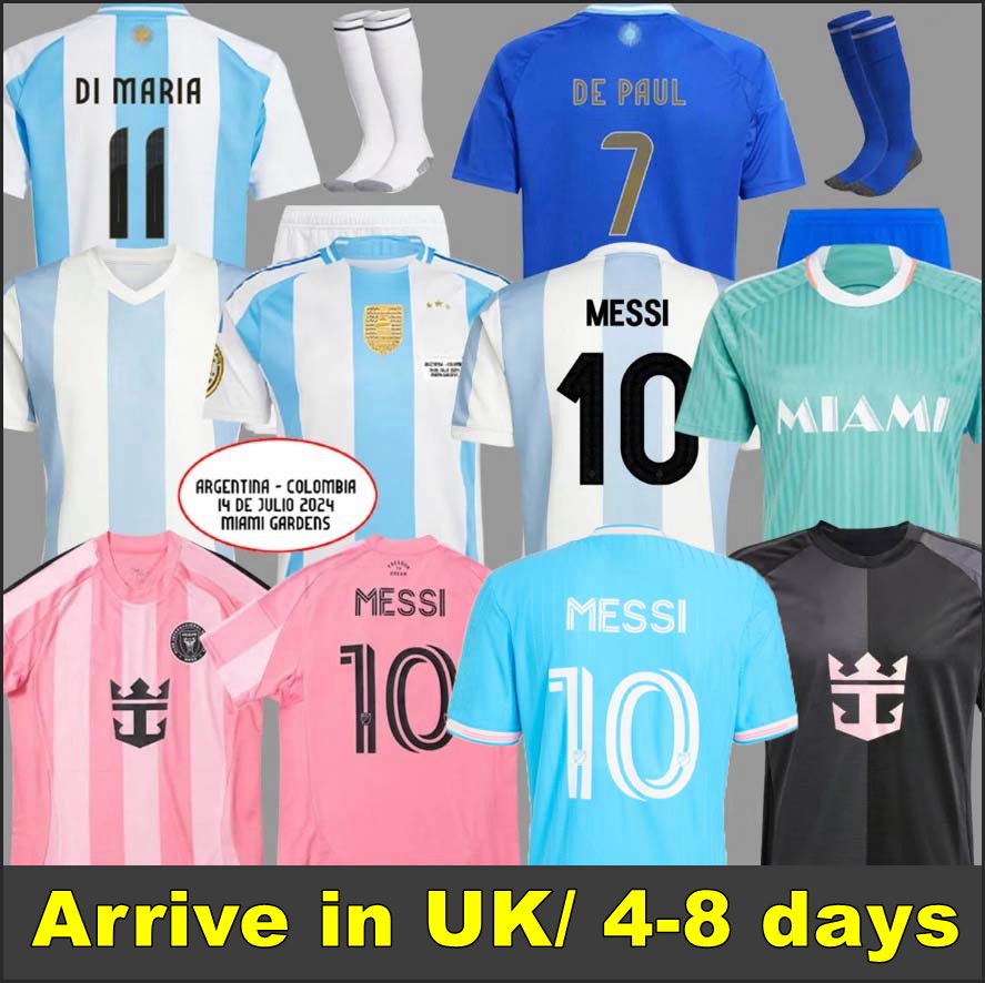 3 ArgentinaS Star soccer Jerseys 24 25 InterS MiamiS Fans Player player version MARADONA DI MARIA J. ALVAREZ Home Away FC Men Kids football shirt MESSIS SUAREZ Jersey