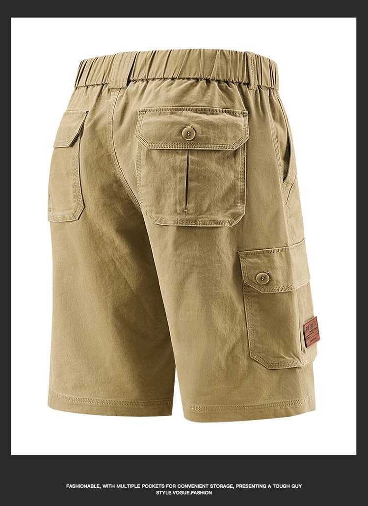 For 2025 Summer New Mens Casual Pants Beach Shorts Military Cargo Work Mens Short Pants Oversized W250621