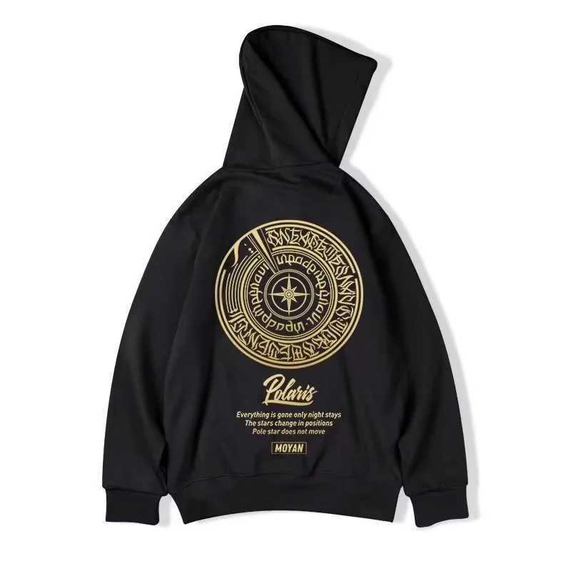 M-8XL Cross Plate American Street Personality Hoodie Autumn/Winter Mens Loose Plus Size Hoodie Fashion Pullover Couple Clothing XJ250621