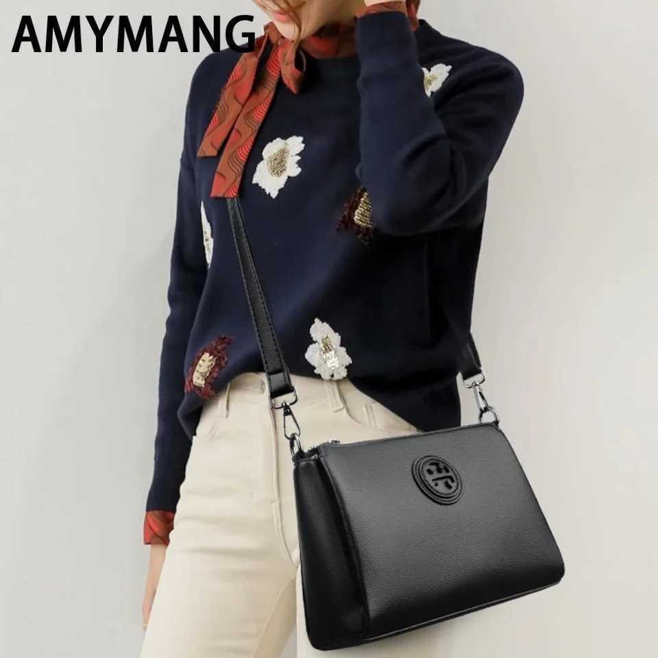 PU Leather Crossbody Bag for Women 3 Layers High Quality Design Zipper Solid Color Pattern Casual Daily Use Shoulder Bag Z250621