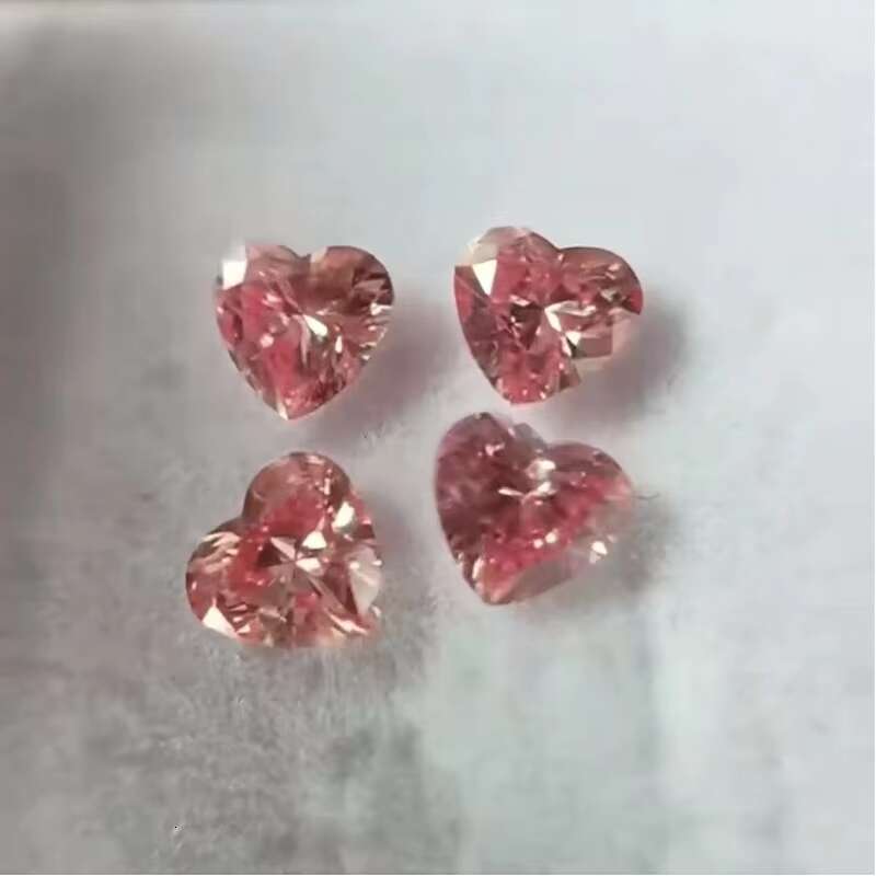 pink lab grown diamond IGI color lab grown diamond 0.5ct 3ct 5ct 6ct cushion loose lab grown diamond for engagement ring