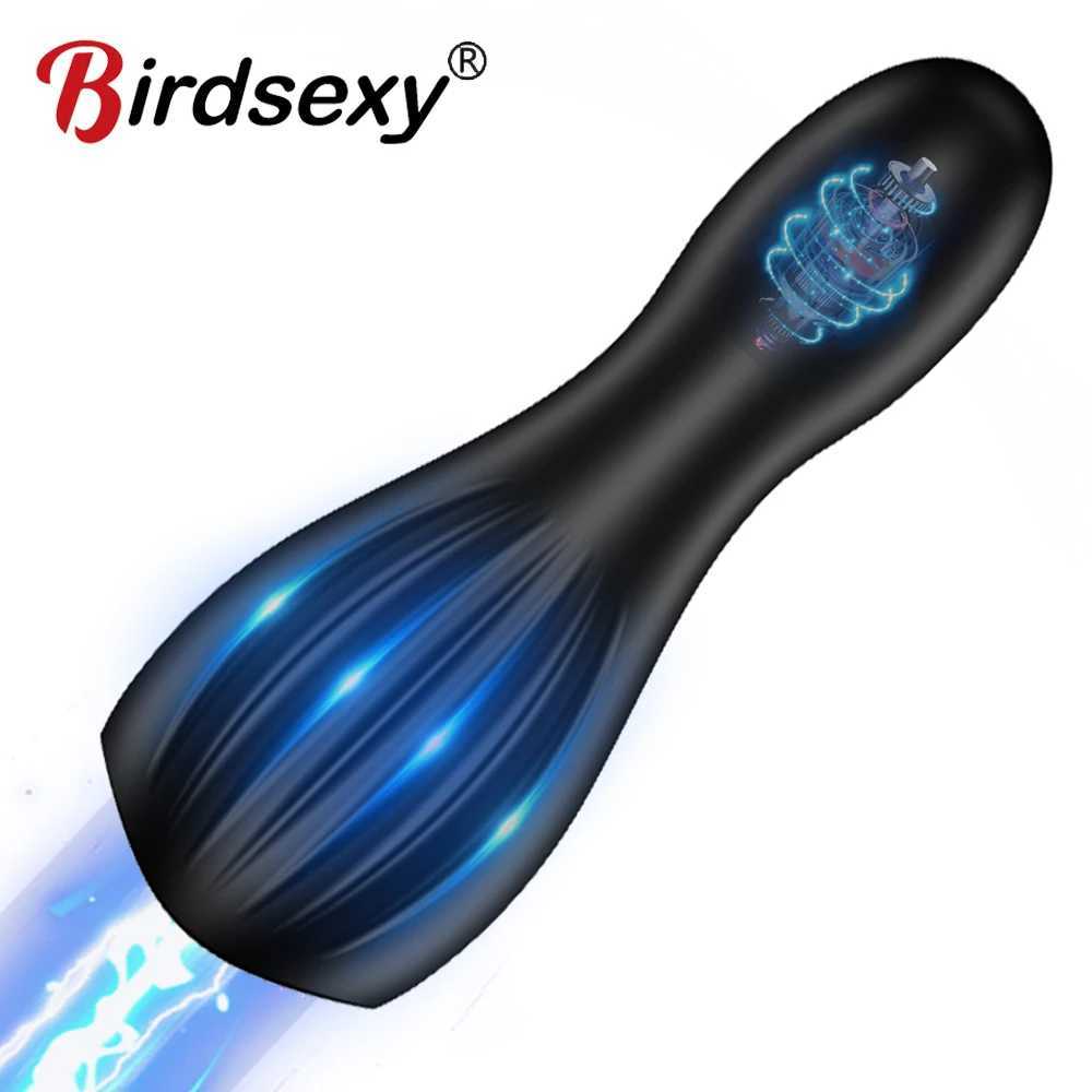Male Masturbator Glans Vibrator Pussy 0 Modes Automatic Orgasm Glans Vibrator Massager Stimulates Male Sex Toy Trainer Adult 8 W250621