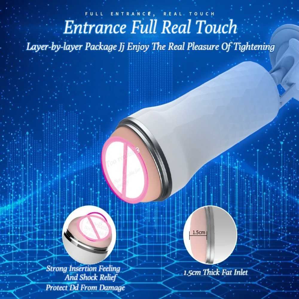 Male Masturbator With Suction Cup Adult Sex Toys Realistic Pocket Vagina Pussy Man Masturbation Stroker Sexual Masturbator Cup W250621